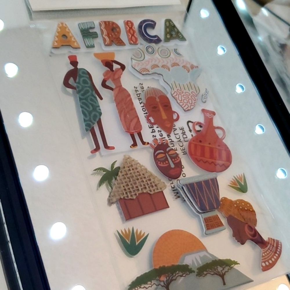 RECOLLECTIONS AFRICA STICKERS